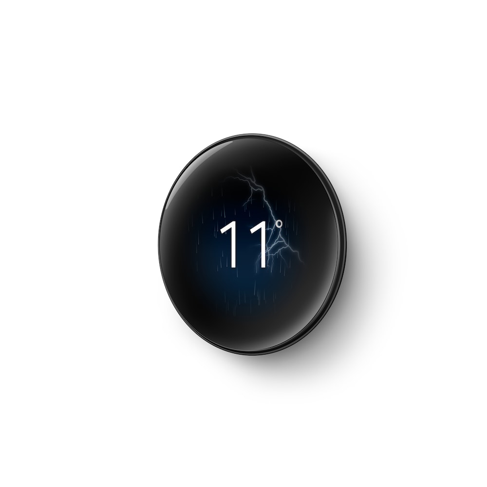 Thermostat Nest Learning (4e génération) en obsidienne polie