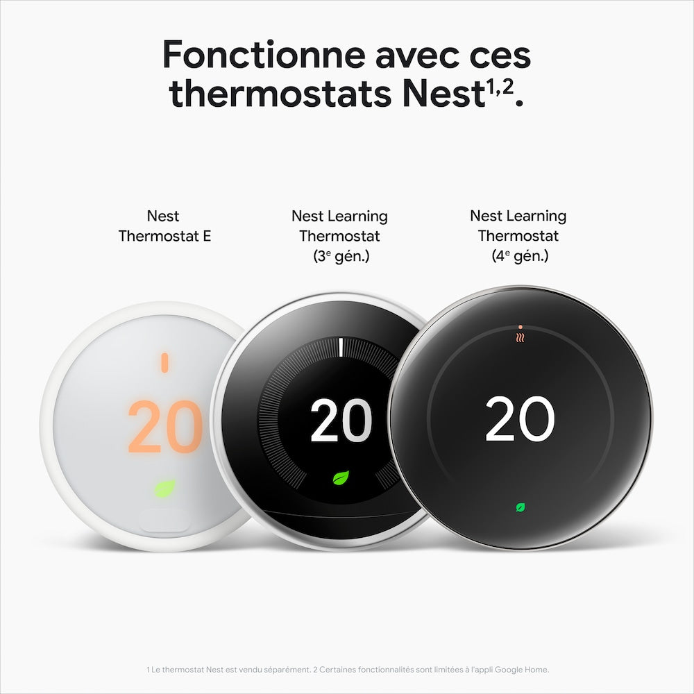 Capteur de température Nest (2e génération) Lot de 3