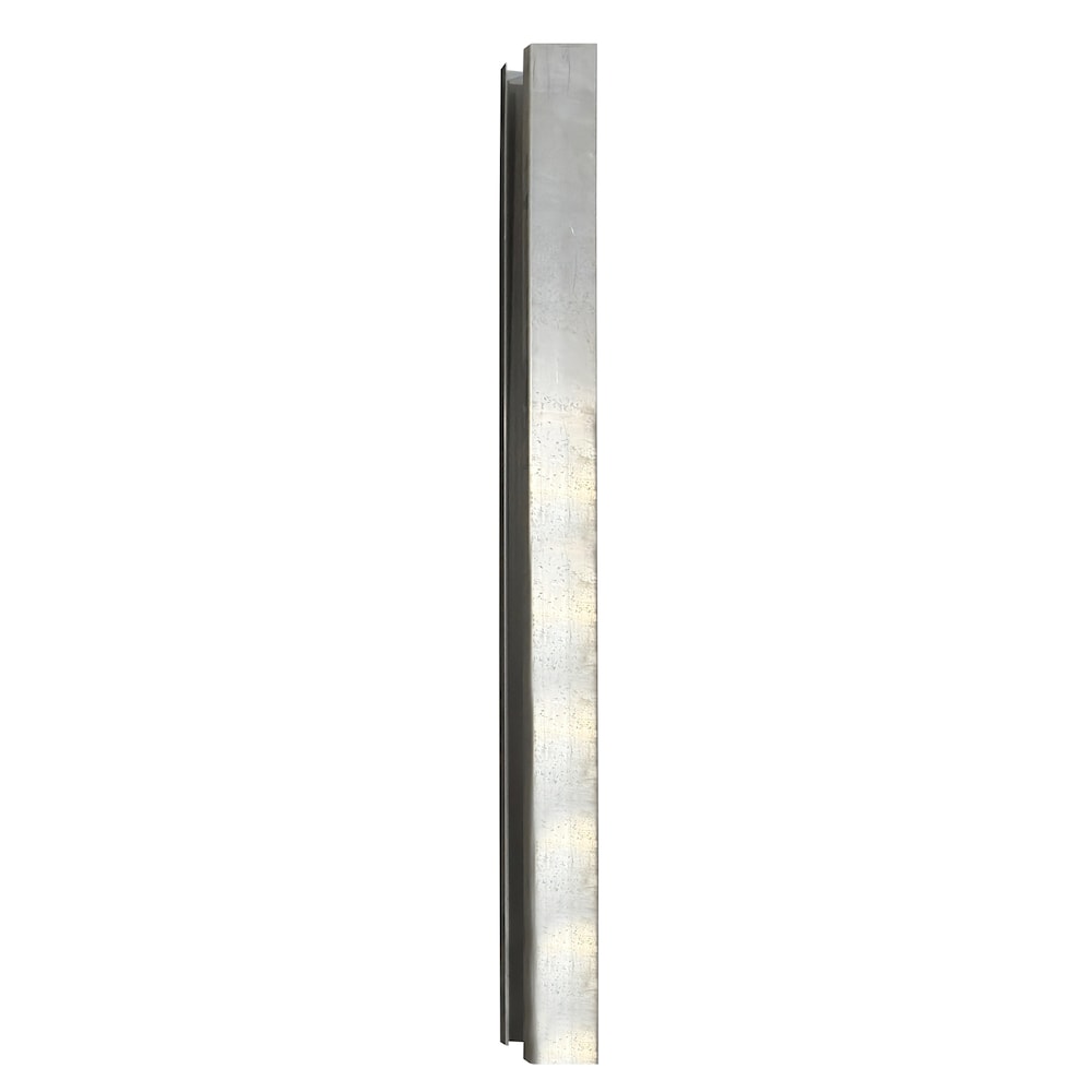 5" x 5" x 8' Vinyl Woodgrain Fence Post with Aluminum Insert Hazy Grey