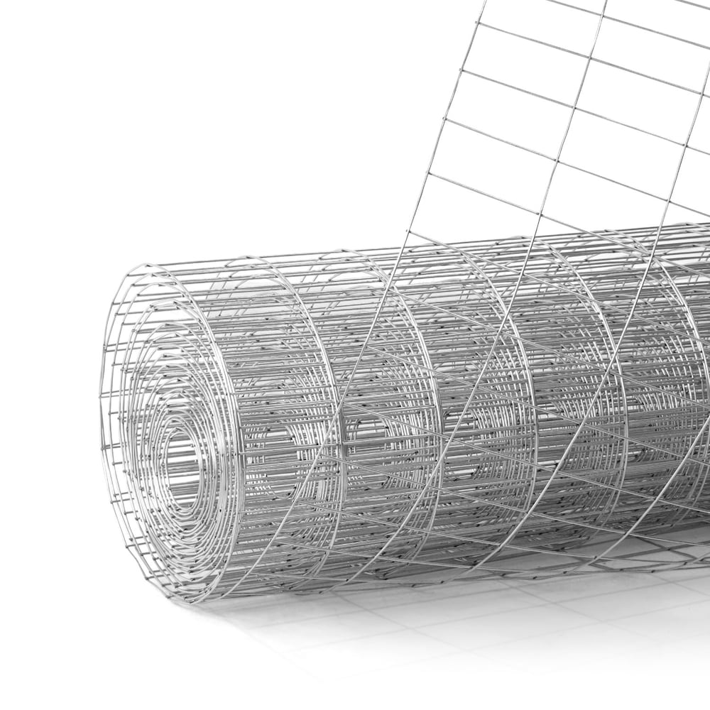 2 inch x 4 inch 6 ft. x 50 ft. 12.5-Gauge Galvanized Welded Fence