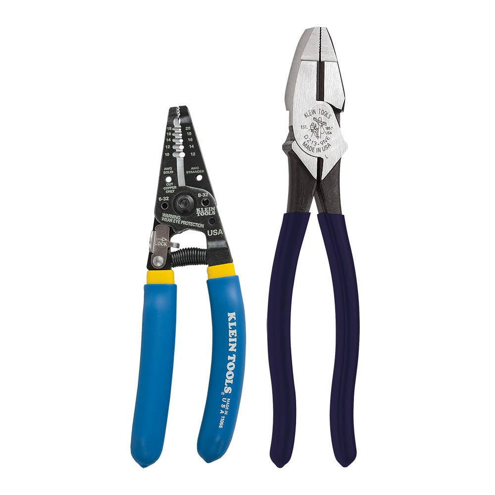 Pliers and Wire Stripper Tool Set 2-Piece