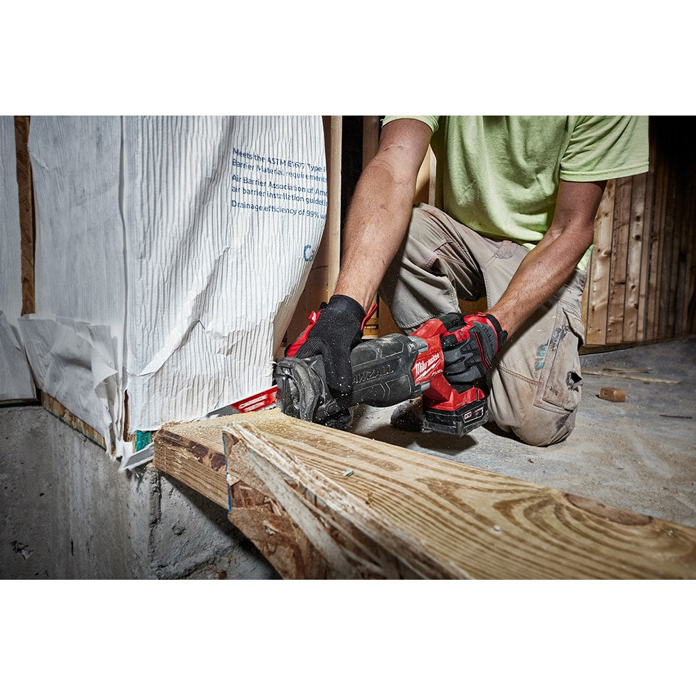 M18 FUEL 18V Li-Ion Brushless Cordless Sawzall Reciprocating Saw Kit with (1) FORGE 6.0Ah Battery
