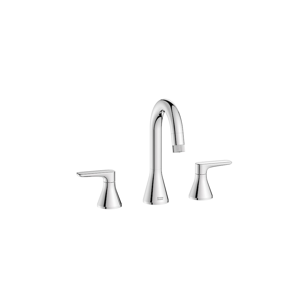 Robinet de salle de bain à deux poignées rétractables de 8 po avec poignées à levier en chrome poli Aspirations