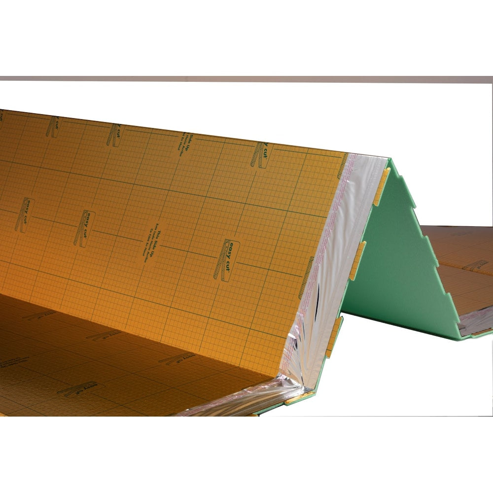 100 sq.ft. Fanfold 4 ft. W x 25 ft. L x 5 mm T  Underlayment for Laminate and Engineered Hardwood