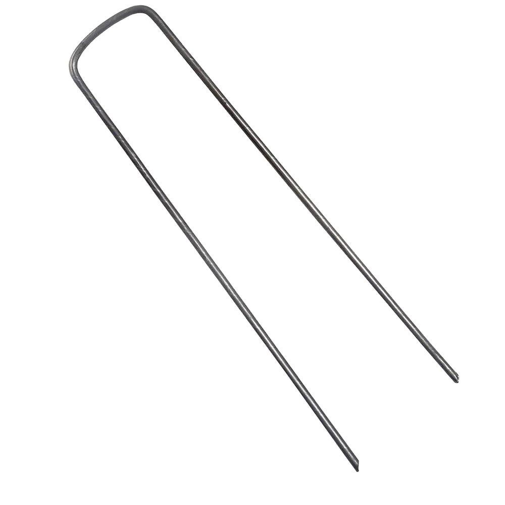 Paquet de 100 agrafes de 5 pouces pour gazon artificiel pour aménagement paysager extérieur.
