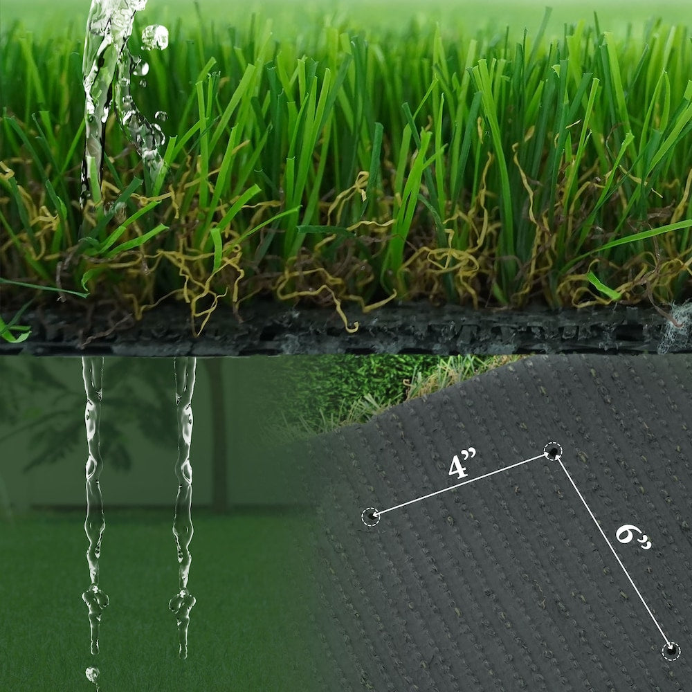 2.5 ft. x 4.5 ft. Artificial Grass, Grass Pad Mat for Pet Dogs, Indoor & Outdoor