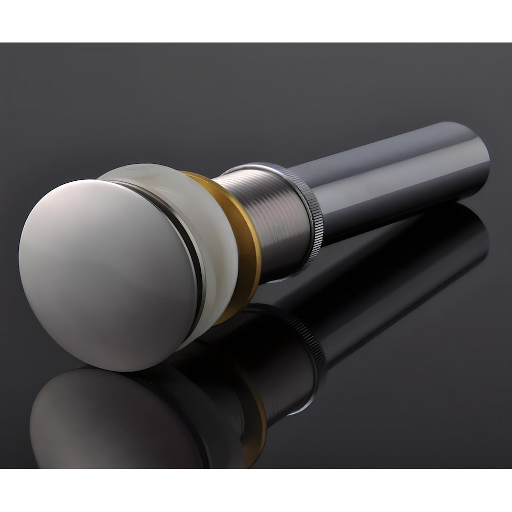 Robinet Waterfall-B 1H en chrome avec bonde escamotable en chrome
