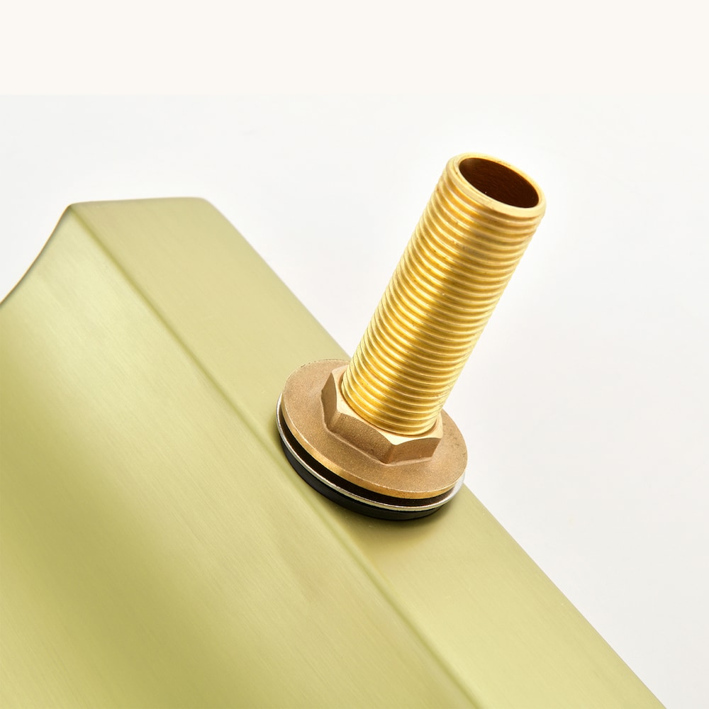 SZ3 8-inch Widespread Bathroom Sink Faucet in Brushed Gold