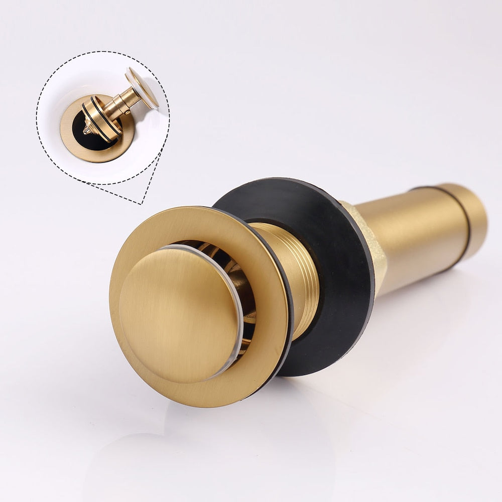 DZ4 4-inch Centreset Bathroom Sink Faucet in Brushed Gold
