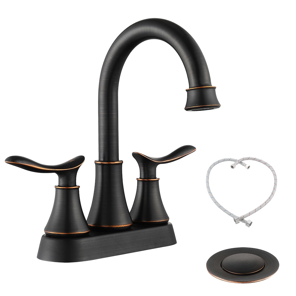 DZ4 4-inch Centreset Bathroom Sink Faucet in Oil Rubbed Bronze