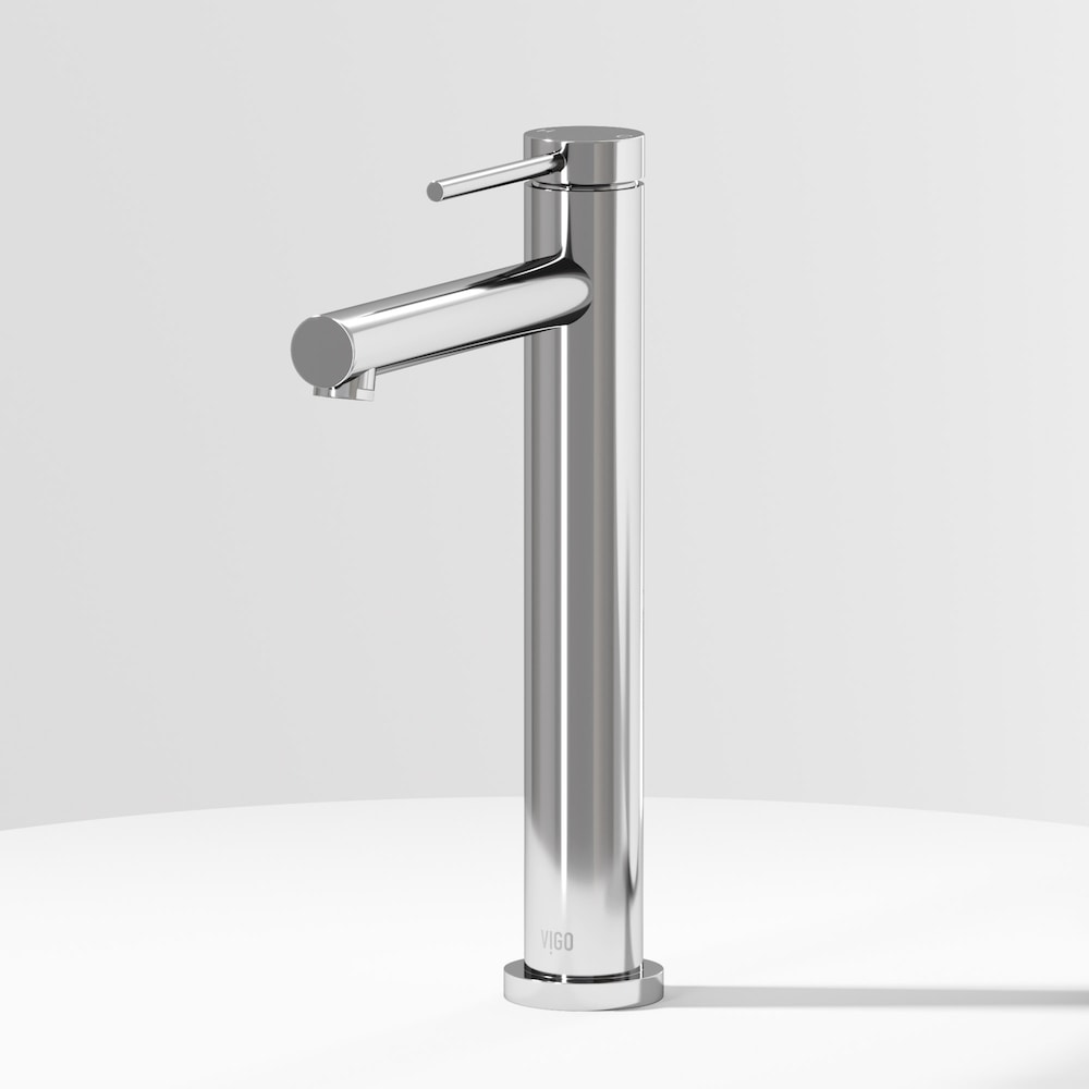 Jewel 11 in. Single Hole Single Handle Vessel Bathroom Faucet in Chrome