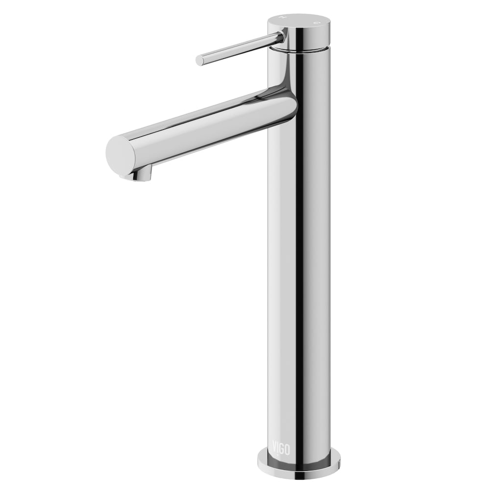 Jewel 11 in. Single Hole Single Handle Vessel Bathroom Faucet in Chrome