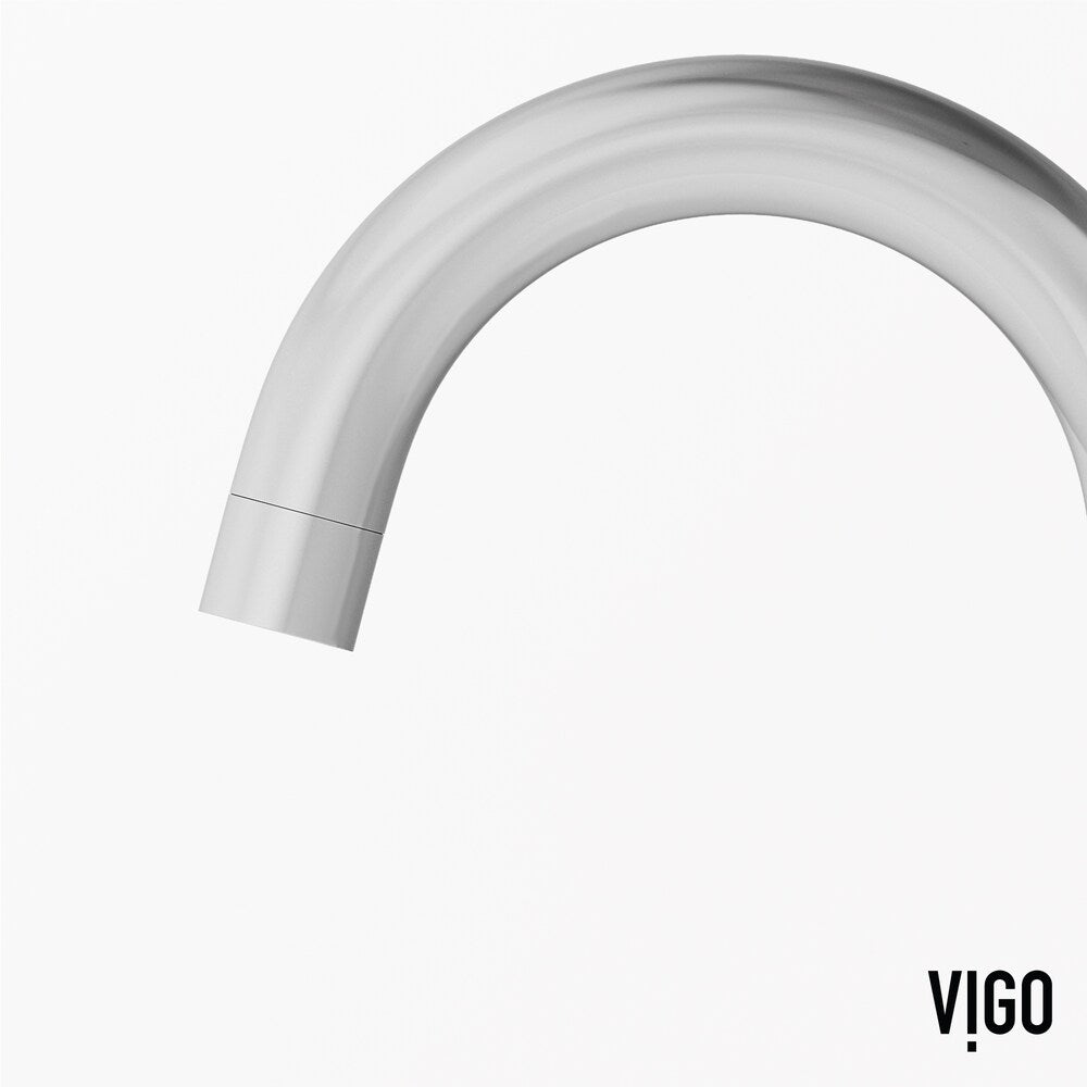 Robinet de salle de bain Jewel 9 po H à 2 poignées à arc élevé et à large bec avec poignées en croix en chrome