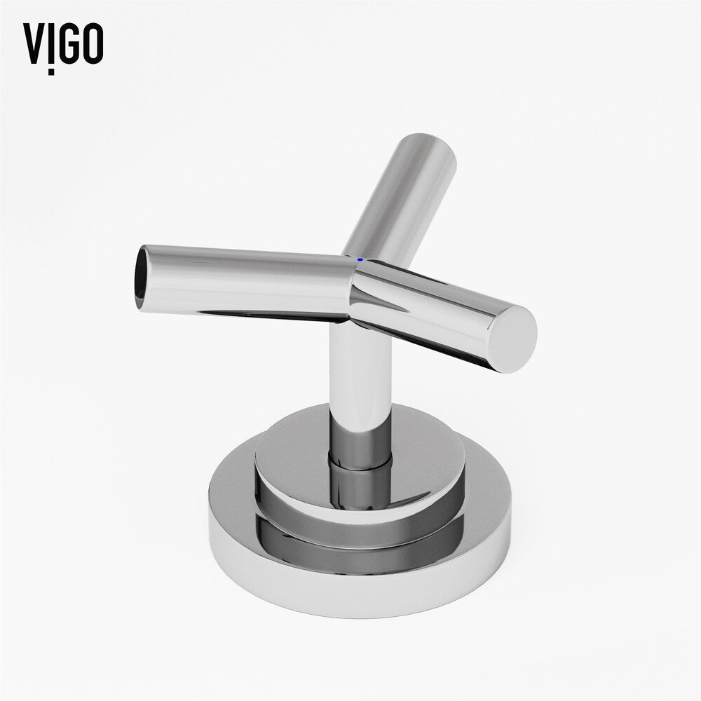 Robinet de salle de bain Jewel 9 po H à 2 poignées à arc élevé et à large bec avec poignées en croix en chrome