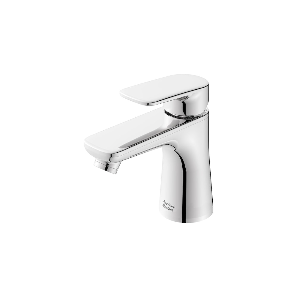 Robinet de salle de bain à poignée unique Aspirations avec poignée à levier en chrome poli