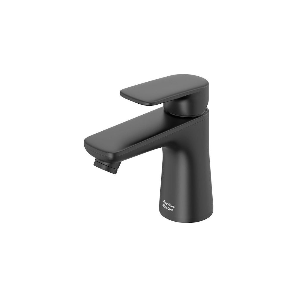 Robinet de salle de bain à poignée unique Aspirations avec poignée à levier en noir mat