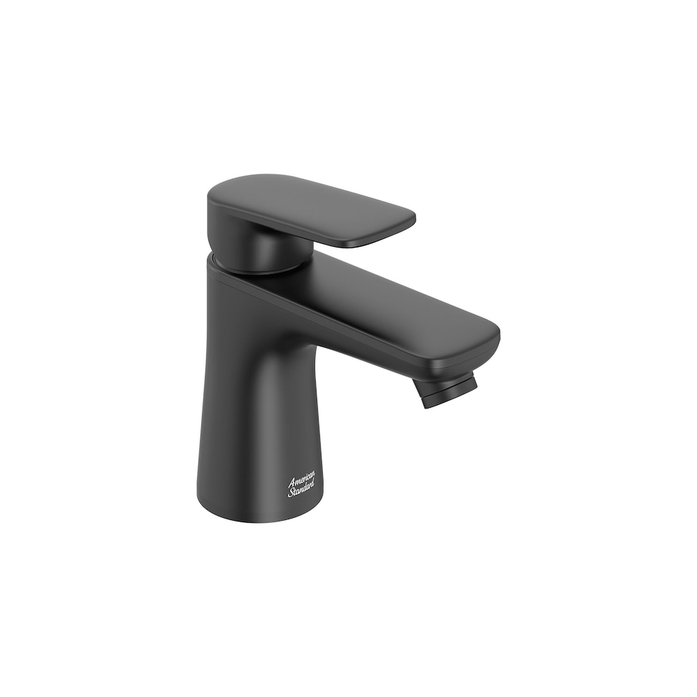 Robinet de salle de bain à poignée unique Aspirations avec poignée à levier en noir mat