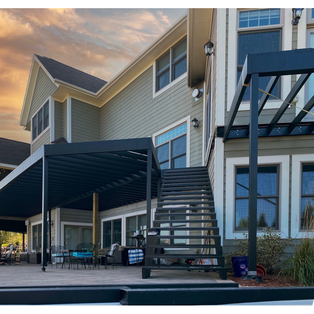 Evolution Steel Deck Framing Double Beam   Black