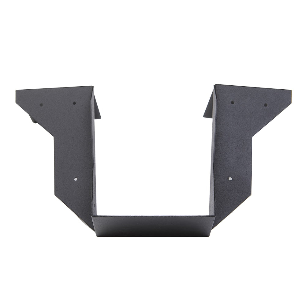 Evolution Steel Deck Framing   Double Hanger Bracket   Black